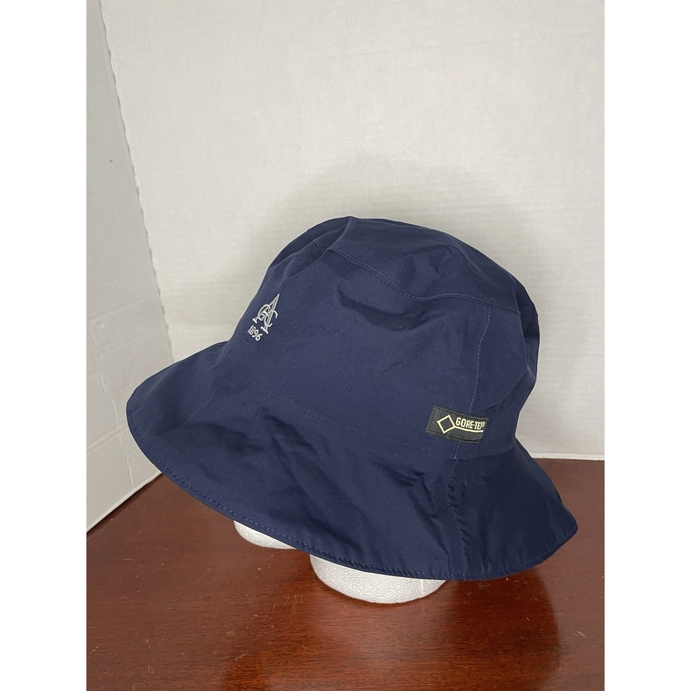 Zero Restriction Bucket Hat Men Adjustable Size Blue Gore-Tex Waterproof Rain